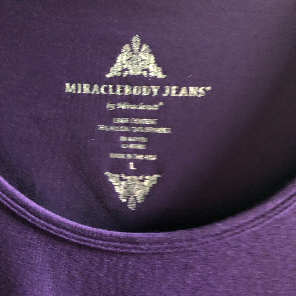 Purple long sleeve blouse